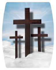 DAREC 106 BL Three Crosses (Clouds) Blue